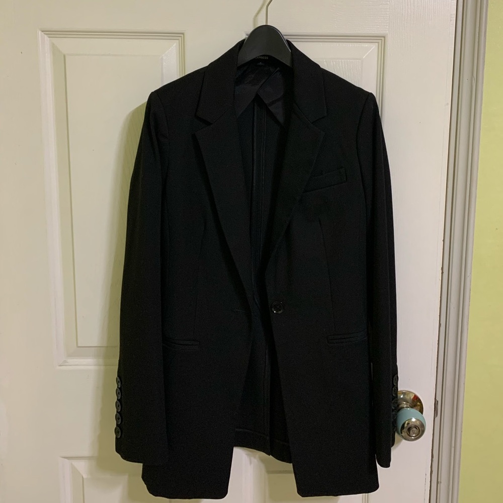 Express black jacket size6